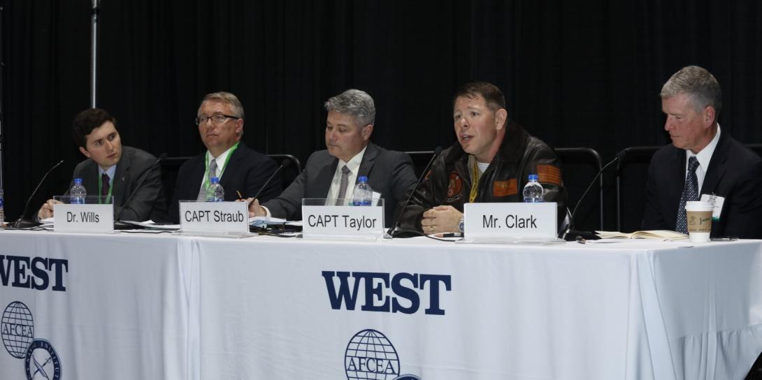 Panelists at WEST 2020 examine how to stand up to China's South China Sea aggression. Photo by Michael Carpenter