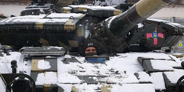 A Ukrainian tank operator peers out from his T-64 near Kharkiv. Russia has sorely underestimated Ukraine's resistance to its invasion, leaving President Vladimir Putin with little to no options for closing out the war. Credit: Seneline/Shutterstock