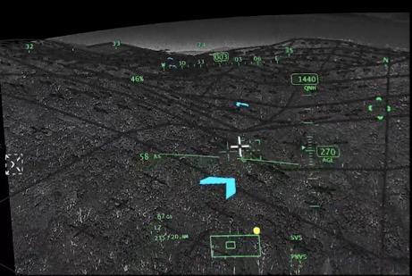 Elbit Systems of America helmet system is designed to enable helicopter pilots to visually receive multiple layers of real-time and historical data from multiple sensors, enhancing flight safety and situational awareness. Credit: Elbit Systems of America